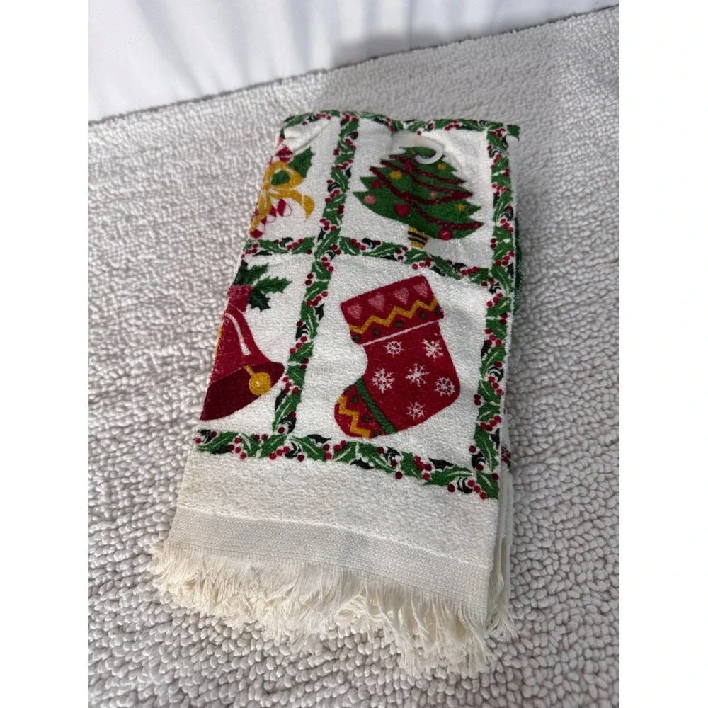 VTG‎ Christmas Kitchen Towel Pot Holder Set Holiday Festive Decor 5 Piece